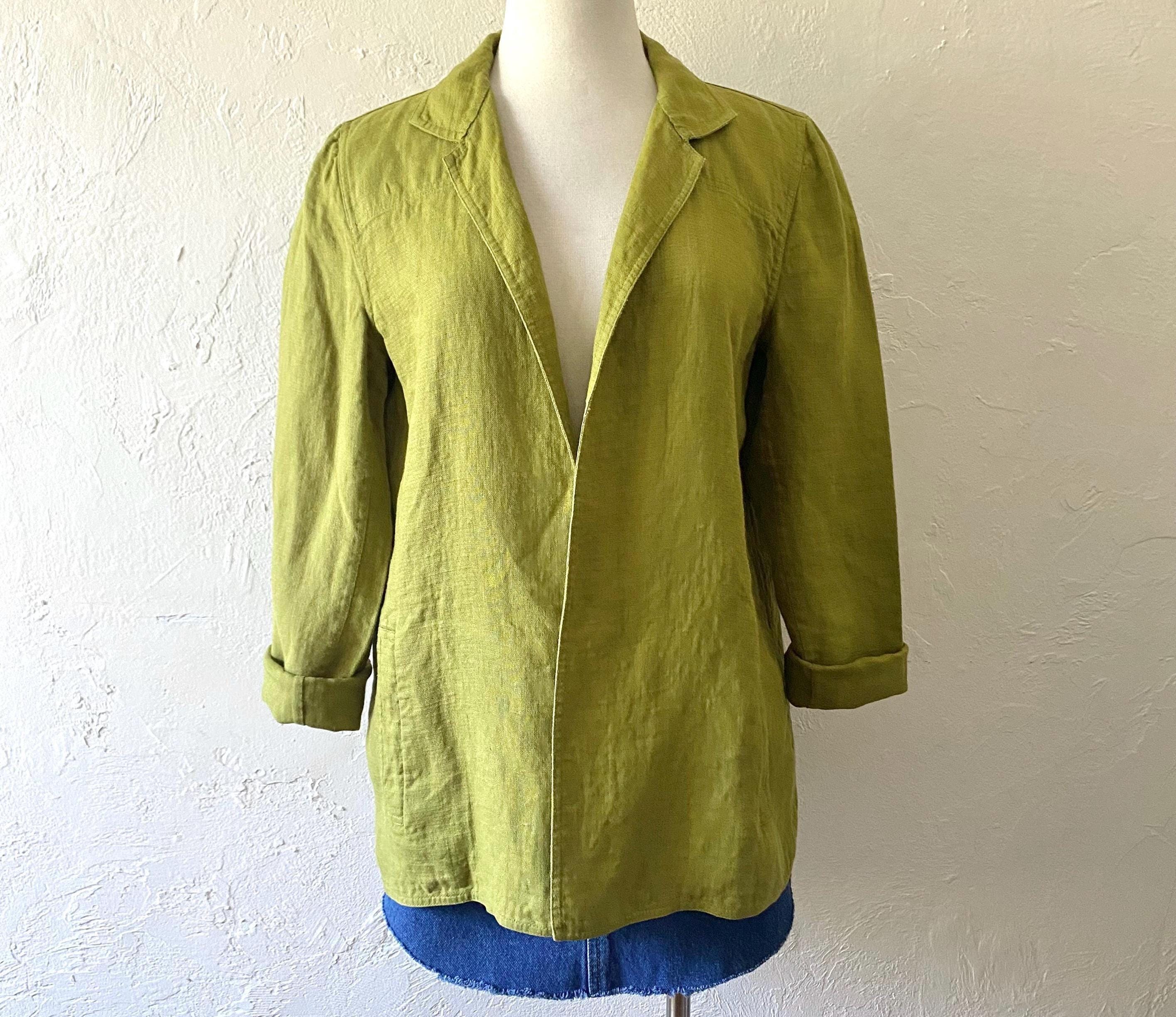 Linda Allard Ellen Tracy Linen Jacket - Etsy