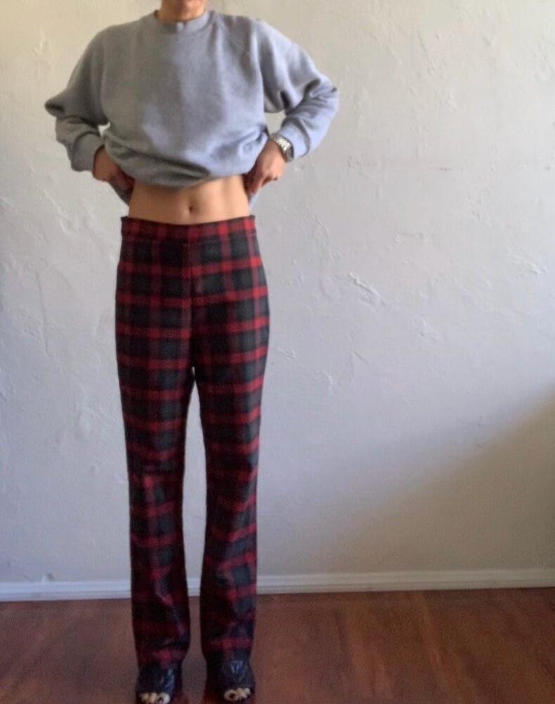 Urban Outfitters tartan plaid pants image 1