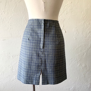 90s La Belle plaid mini skirt