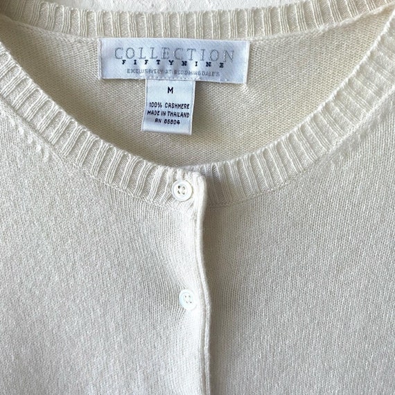90s Bloomingdale’s cashmere cardigan - image 5