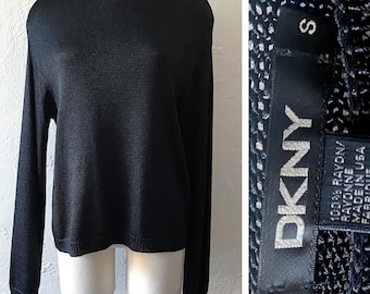 DKNY rayon knit sweater