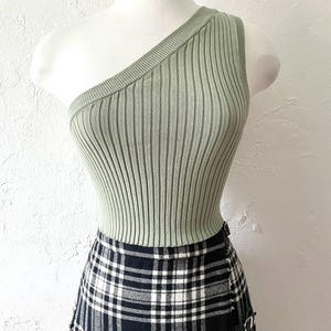 Zara ribbed knit crop top