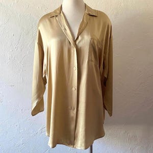 Cacique silk shirt dress