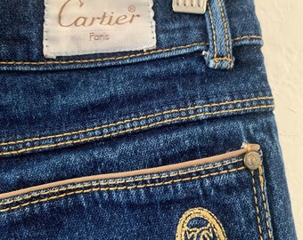 Vtg Cartier jean cut off shorts
