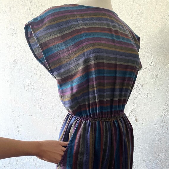 All that Jazz cotton blend stripe jumpsuit - image 2