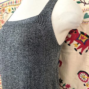 Vtg silk knit tank top