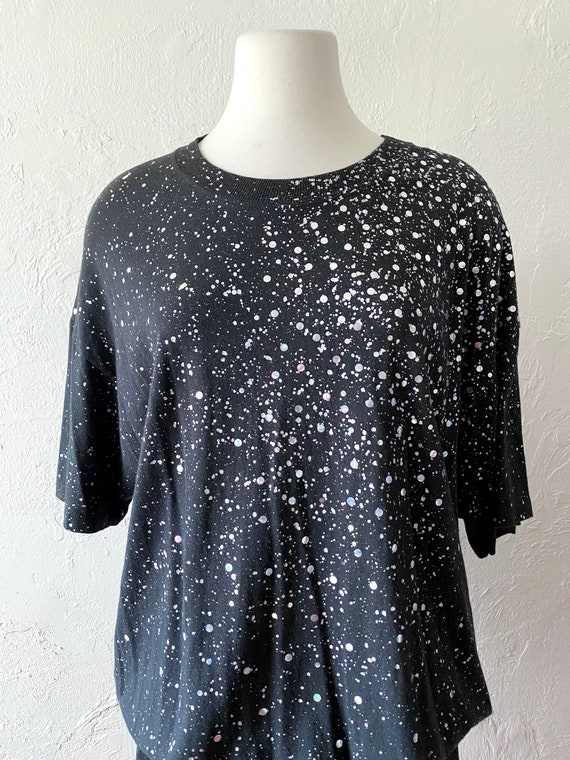 Dream Air celestial cotton oversized tee-shirt dr… - image 3