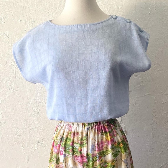 Vtg Catalina crop blouse - image 1