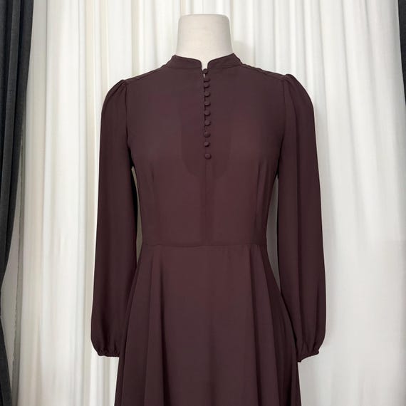 Vtg georgette dress - image 4