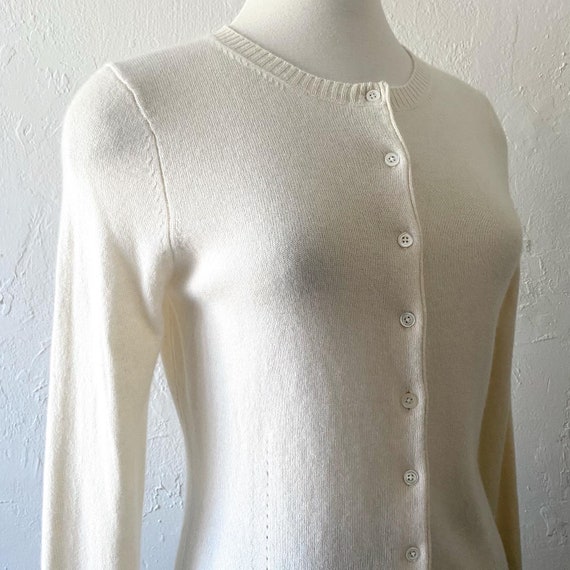 90s Bloomingdale’s cashmere cardigan - image 2