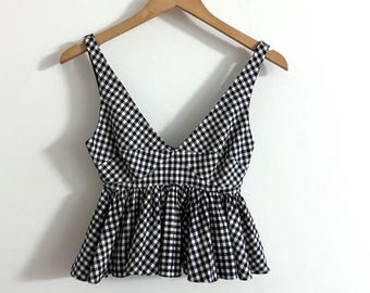Zara bustier peplum top