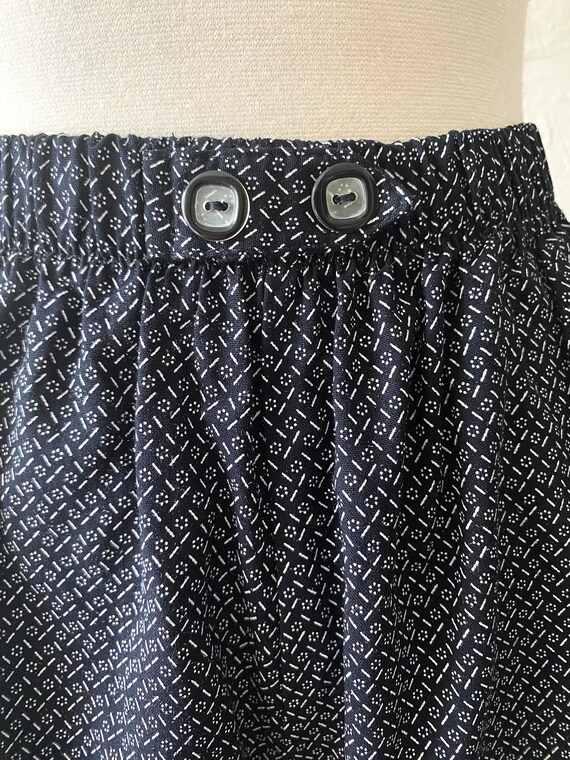 Vtg high waist rayon shorts - image 3