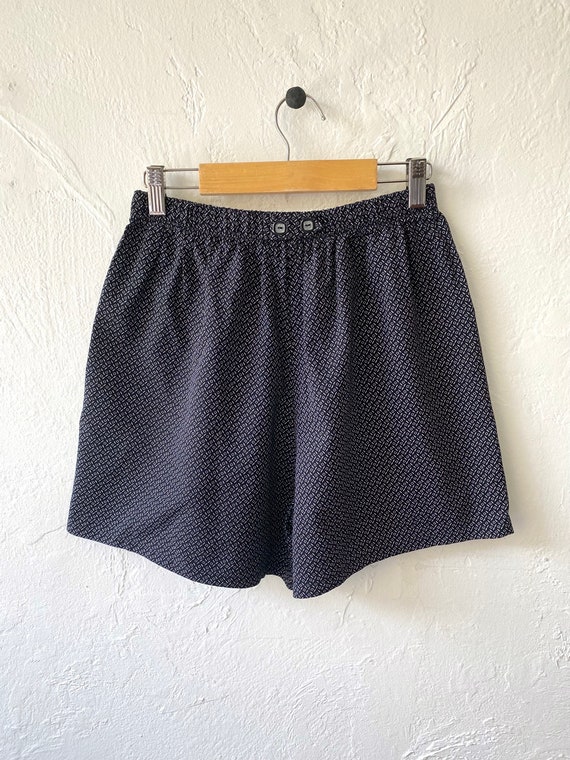 Vtg high waist rayon shorts - image 4