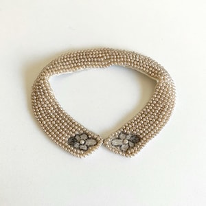antique beaded collar
