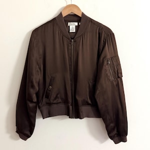 Rad 90s silk bomber jacket