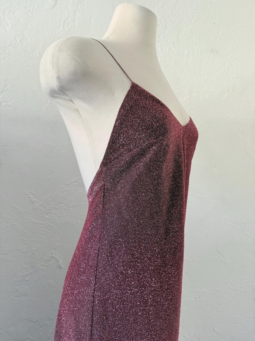 NWT Oysho Shimmery Backless Dress