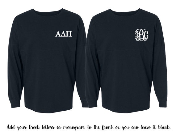 ADPi Alpha Delta classique Pi classique Delta Jersey Choisissez vos couleurs sororité surdimensionné en Jersey 607cd8 ADPi Alpha Delta classique Pi classique Delta Jersey Choisissez vos couleurs sororité surdimensionné en Jersey 607cd8