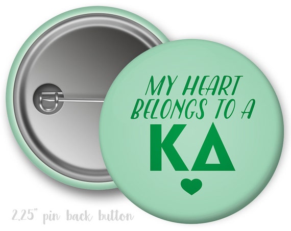 KD Kappa Delta We Stick Together Single or Bulk 2.25 Greek Pinback Sorority Button