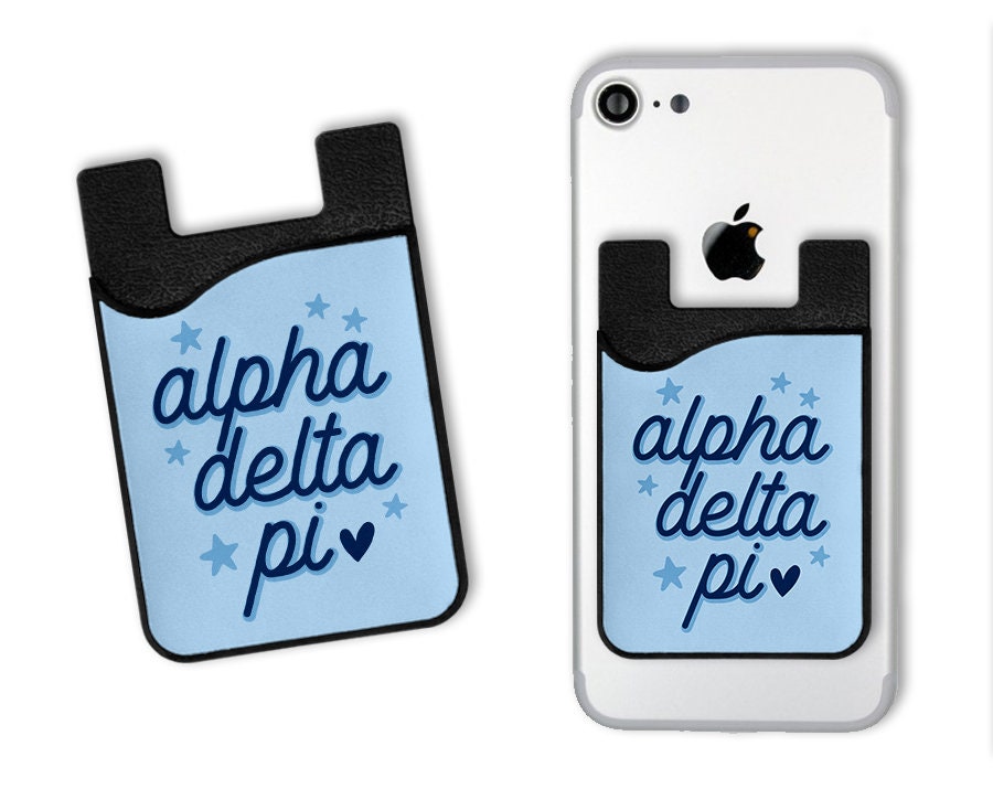 Sorority Shop Alpha Delta Pi - Koala Pouch - Lion Logo Design, Adhesive  Cell Phone Wallet