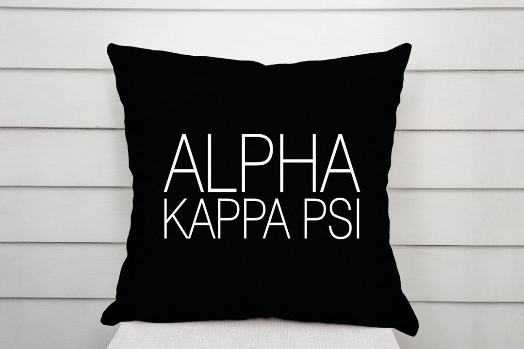 nieuwigheid leveren mild Akpsi Alpha Kappa Psi Simple Pillow Choose Your Pillow Color - Etsy