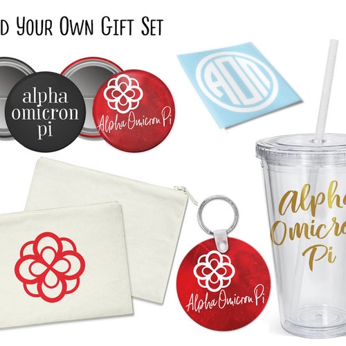 Alpha Omicron Pi Sorority Sticker Pack Perfect for Bid Day Etsy