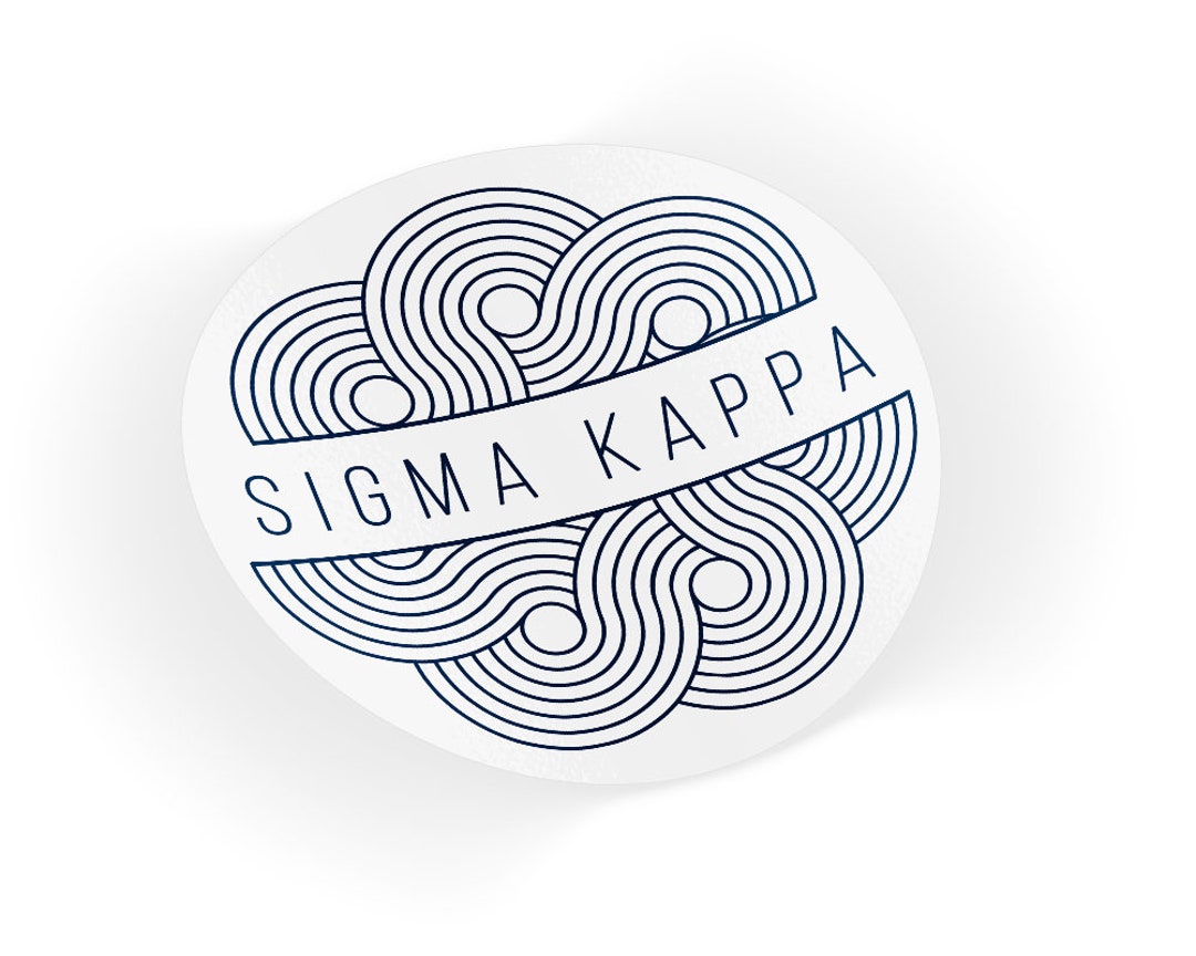 Centimeter tempo Intact SK Sigma Kappa Geo Scroll Sticker - Etsy België