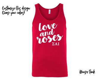 SAI Sigma Alpha Iota Unisex Tank Choose Your Colors
