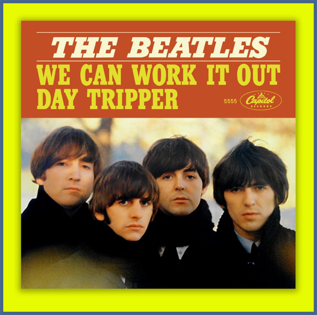 The Beatles – We Can Work It Out / Day Tripper – Vinyl (Blue