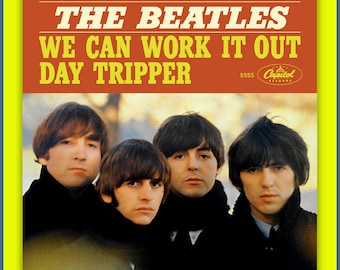 Beatles WeCanWorkItOut Day Tripper UK盤EP The Beatles – We Can Work It Out / Day Tripper – Vinyl (Blue