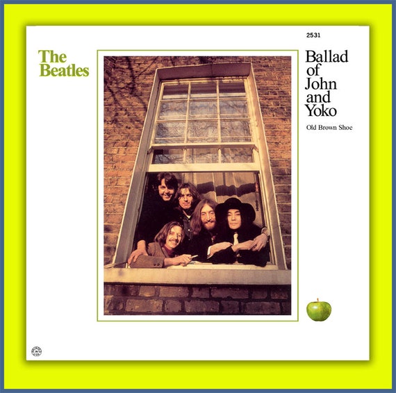 THE BEATLES -- Ballad of John and Yoko B/w Old Brown Shoe
