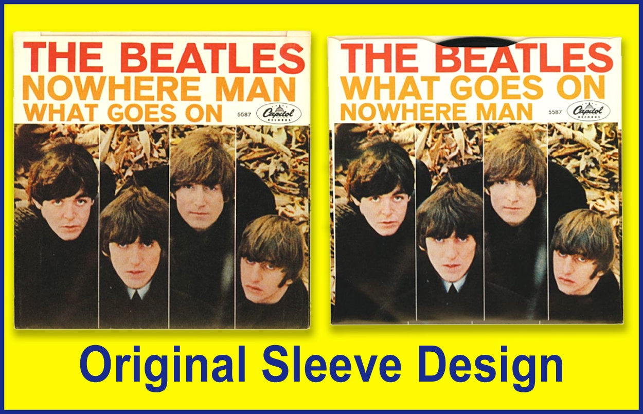 THE BEATLES -- Nowhere Man B/w What Goes on -- Capitol