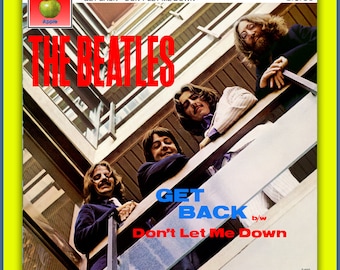 THE BEATLES-- Get Back B/w Don't Let Me Down --apple Fantasy 45