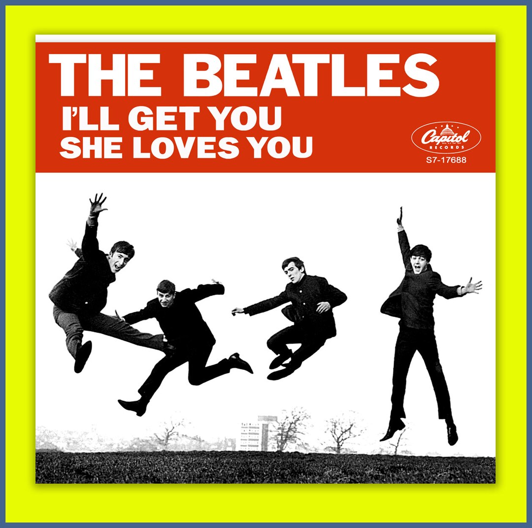 THE BEATLES -- She Loves You B/w I'll Get You-- Capitol Colored