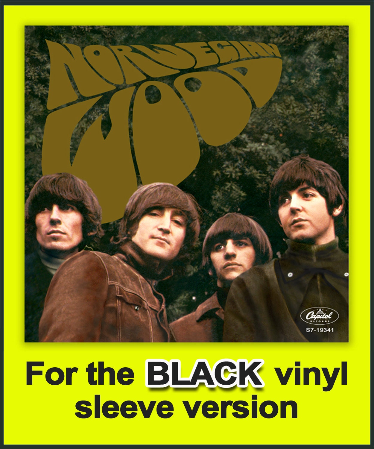 THE BEATLES -- Norwegian Wood B/w If I Needed Someone Pic