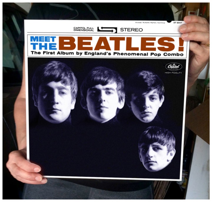 THE BEATLES Meet The Beatles Alternate-Fantasy Album Cover - Etsy