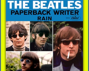 THE BEATLES -- Paperback Writer B/w Rain -- Capitol Fantasy 45