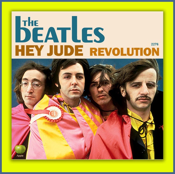 THE BEATLES -- Hey Jude B/w Revolution- Apple Fantasy 45
