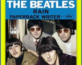 THE BEATLES -- Paperback Writer B/w Rain -- Capitol Fantasy