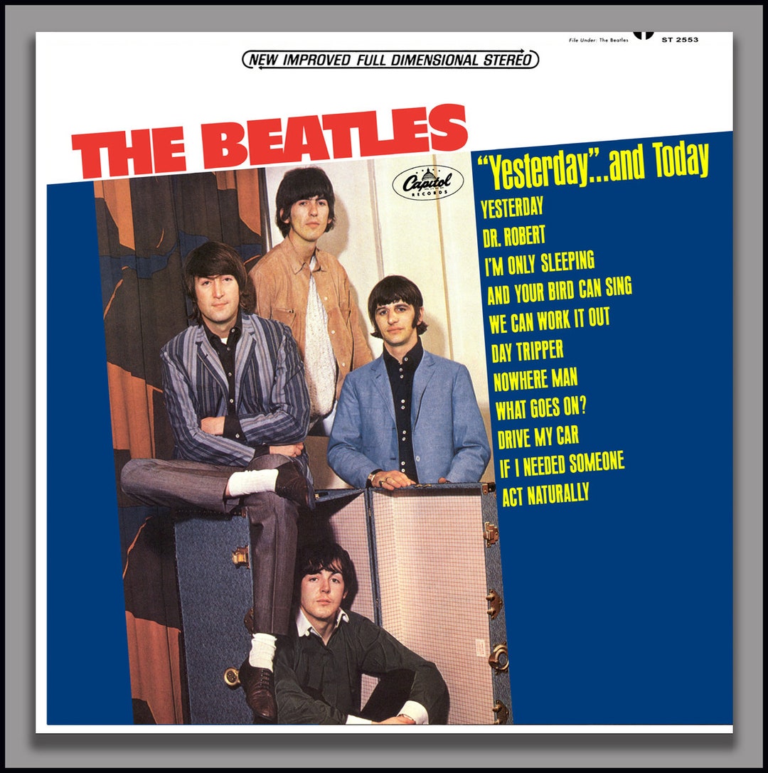 The Beatles Rejected Yesterday and Today Album Cover Mock-up #2 - Etsy
