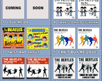 The Beatles Colored Vinyl Juke Box FANTASY Picture sleeves 10% off 5 Sleeves