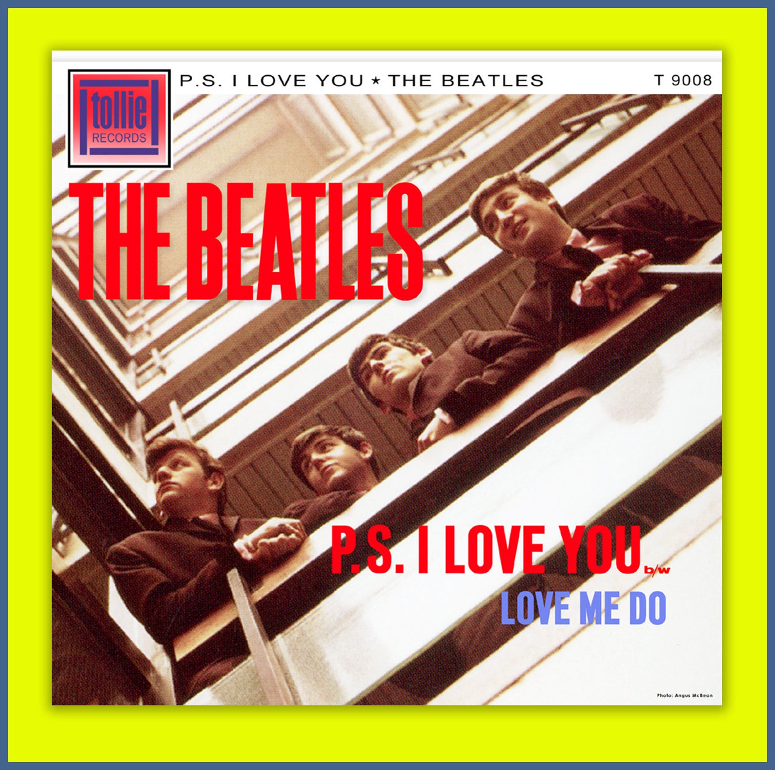 THE BEATLES Love Me Do B/w P.S. I Love You Tollie Fantasy - Etsy
