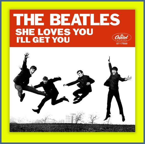 THE BEATLES -- She Loves You B/w I'll Get You-- Capitol