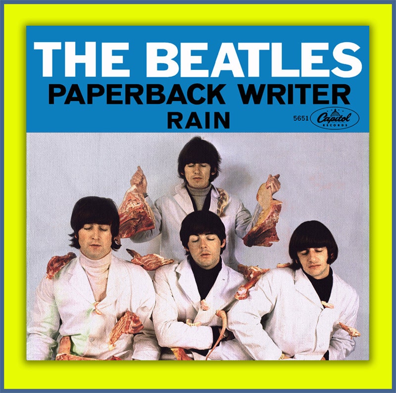 THE BEATLES -- Paperback Writer B/w Rain -- Capitol Fantasy