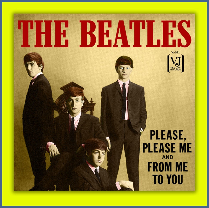 The Beatles Please Please Me Vinyl - Etsy