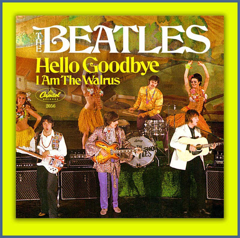 アイムザウォルラス　ビアグラス THE BEATLES -- Hello Goodbye B/w I Am the Walrus-- Capitol