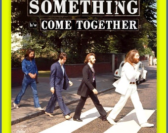 THE BEATLES -- Something b/w Come Together fantasy Pic Sleeve- for the Capitol Colored Vinyl Jukebox Sleeve Series    *No Vinyl*