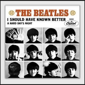 THE BEATLES A Hard Day's Night b/w I Should Have Known Better Capitol Fantasy 45 picture sleeve 2 No Vinyl image 2