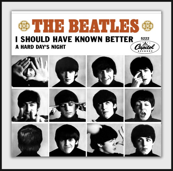 THE BEATLES -- A Hard Day's Night B/w I Should Have Known