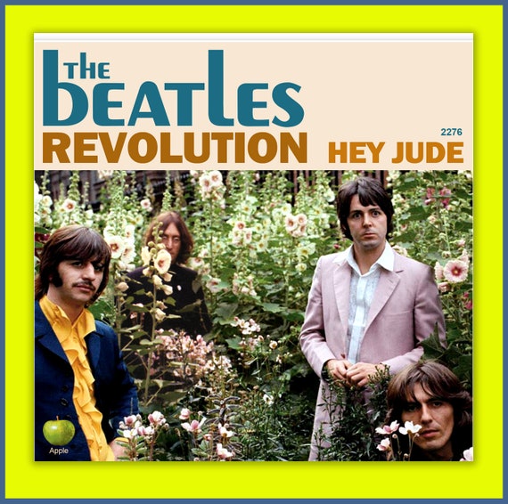 THE BEATLES -- Hey Jude B/w Revolution- Apple Fantasy 45