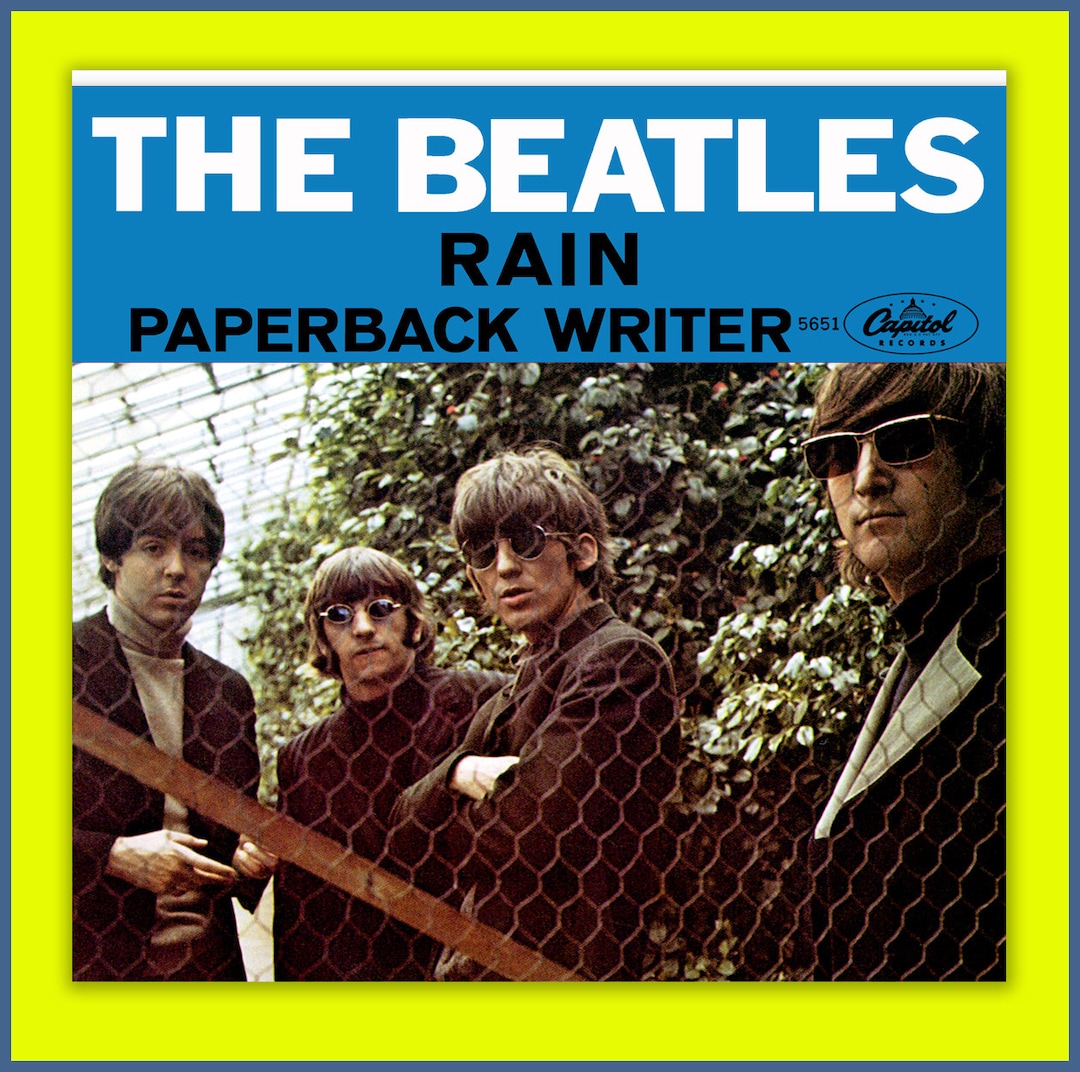 THE BEATLES -- Paperback Writer B/w Rain -- Capitol Fantasy